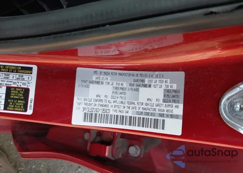 2016 Scion Ia z USA, uszkodzony, nr VIN 3MYDLBZV8GY125803